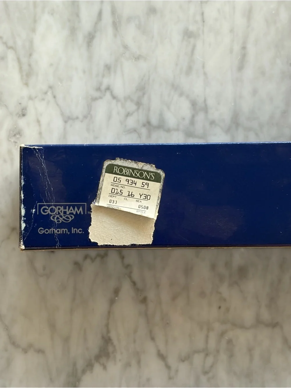 Gorham Silverplated Pasta Scoop with Blue Box